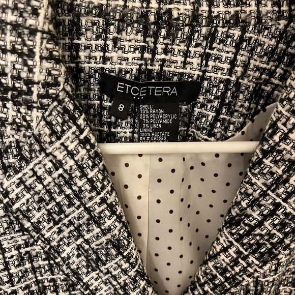 Etcetera black and white blazer - Picture 5 of 5